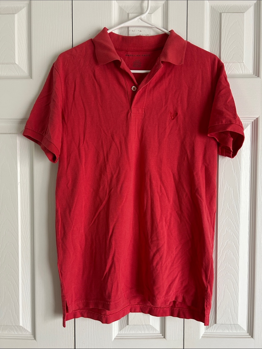 American Eagle Outfitters Salmon Polo Shirt
